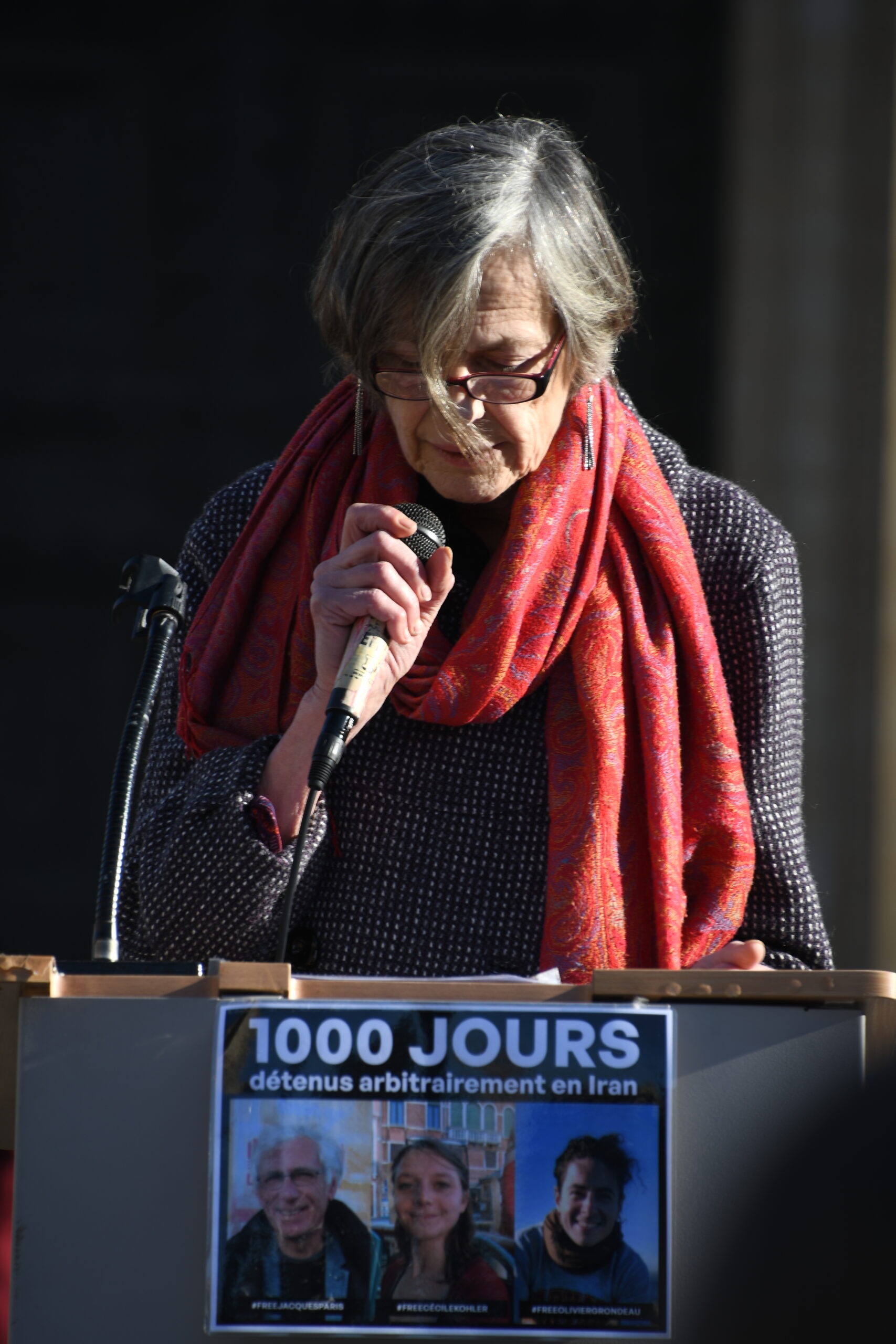 Intervention de Marie Brigitte au Rassemblement du Panthéon.